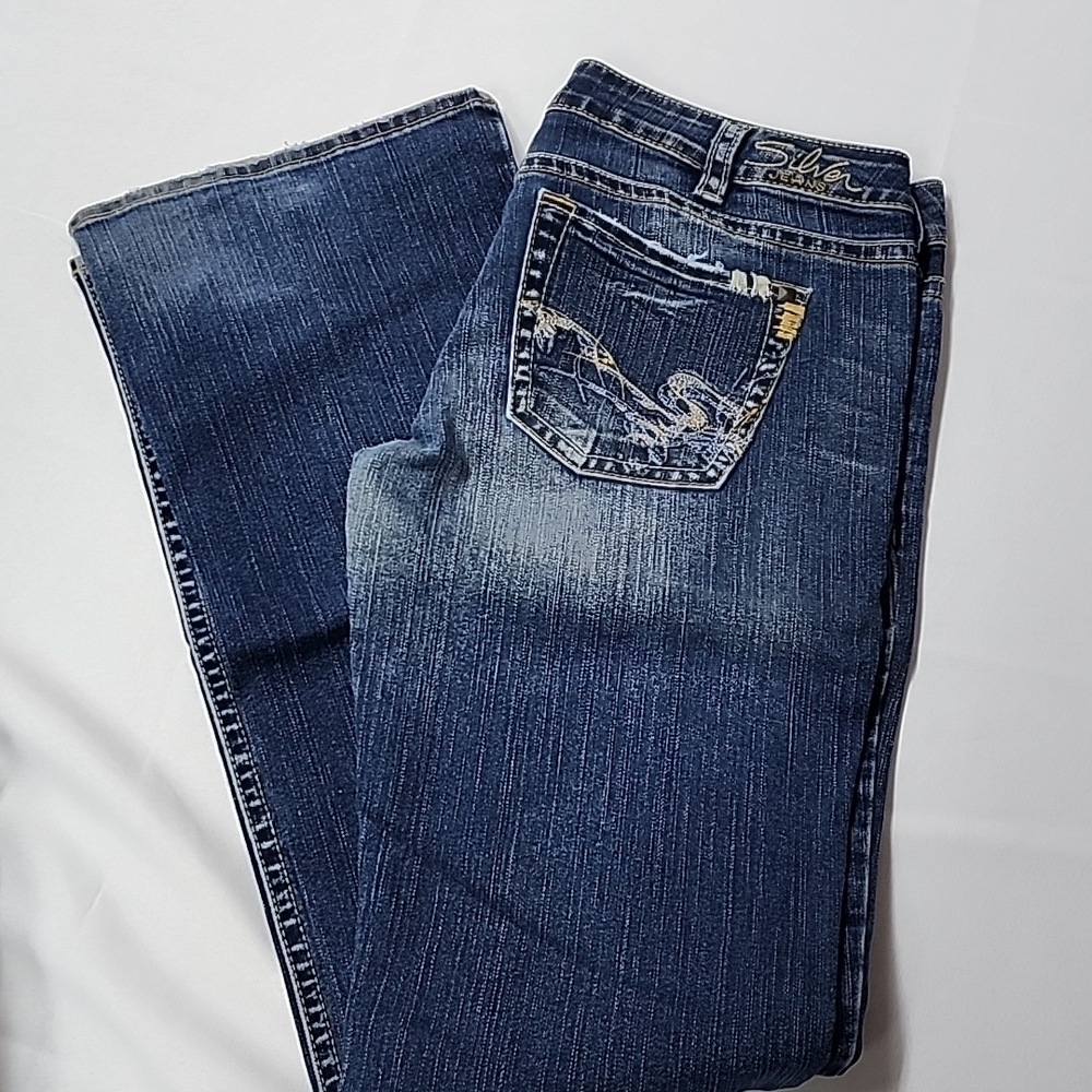 Silver jeans